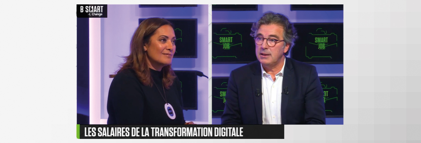 Interview télé BSmart d'Hymane Ben Aoun Fleury sur les salaires de la transformation digitale en 2025